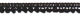CHTR Ribbon - Mini Ball Fringe Pompom-Band Black