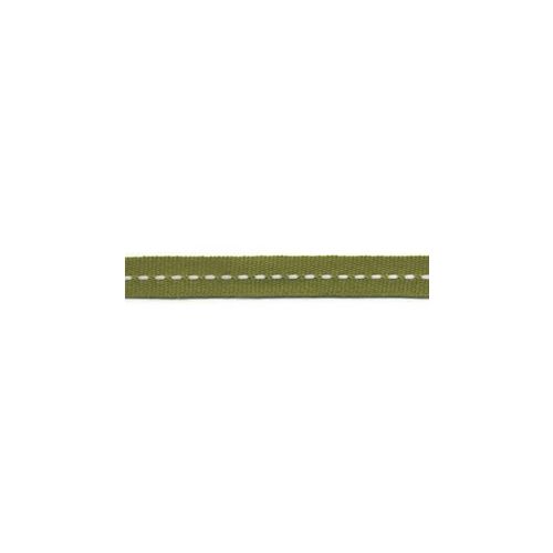 CHTR Ribbon - Dashet Tape Moss/White 10 mm
