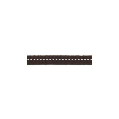 CHTR Ribbon - Dashet Tape Brown/White 10 mm