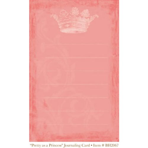 MYM Die-Cut - Journaling Card Bliss Pretty as a Princess