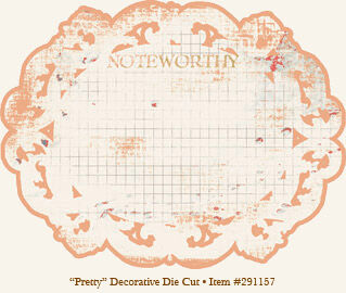 MYM Die-Cut - Journaling Card Bliss Mellow Pretty Decorative