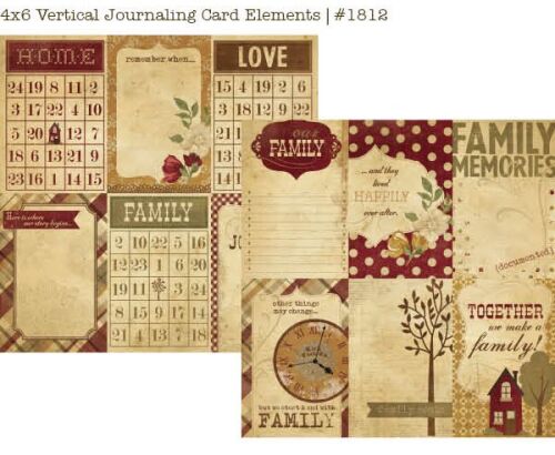SST Cardstock - Generations Vertical Journaling Cards
