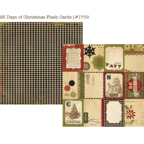 SST Cardstock - 25 Days of Christmas Flash Cards