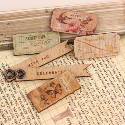 PRM Embellishments - Wood Tickets Songbird