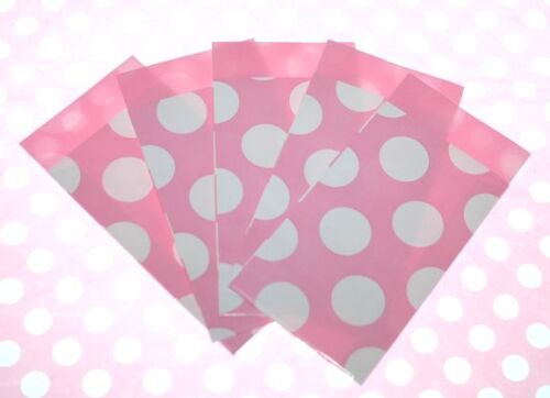 KDD Geschenktüten - 6 Stück  Dots Baby Pink 7.5x13 cm