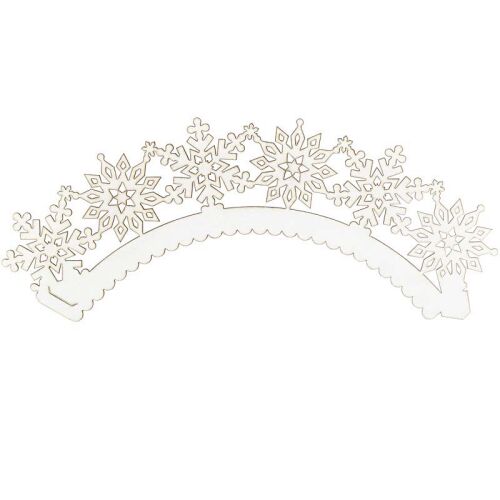 CCH Paper Art - Muffinliner Zierborte Bordüre Snowflakes