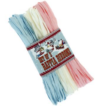 RXI Raffia-Band - Vintage Christmas