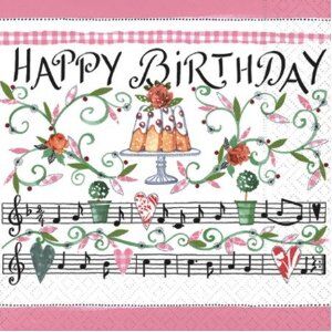 EFC Servietten - Happy Birthday Song