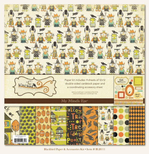 MYM Paper-Kit 12x12 - Blackbird