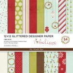 MYM Paper-Pad 12"x12" - I Believe Glitter...