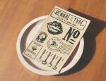 SRH Sticker - Faux Leather Beware Creme