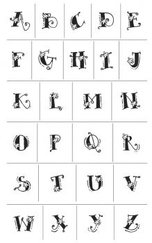 RYH Clear Stempel - Alphabet