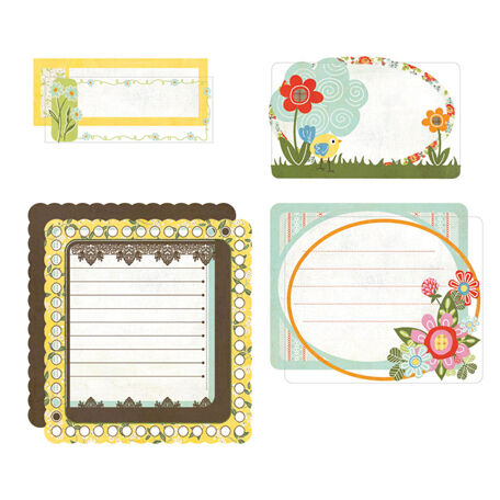 BGR Journaling Cards with transparencies - Picadilly
