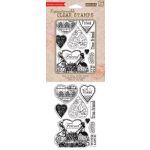 HEA Clear Stempel - Basic Grey Kissing Booth Friend Youre...