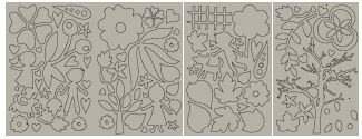 BGR Chipboard Sticker - Mellow Undressed Shapes