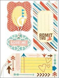 BGR Embellishments - Hopscotch Canvas Tags