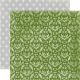 ECP Cardstock - Very Merry Christmas Green Damask