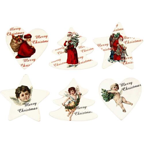 CCH Wood Art - Tags White Christmas