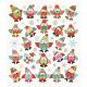 CCH Sticker - Xmas Birds Glitter