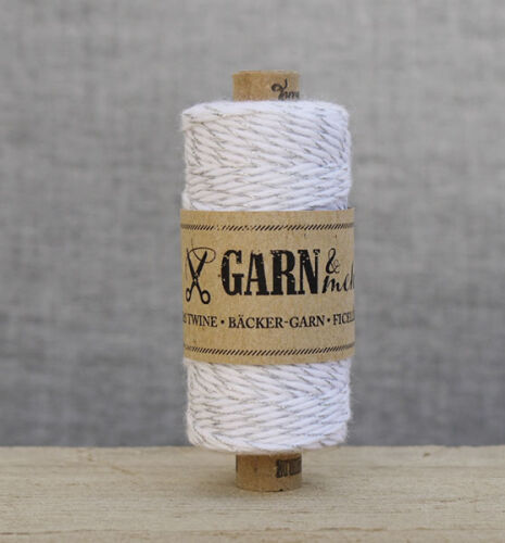 GRM Bakers Twine - Silber-weiss