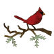 Sizzix Bigz Die - Tim Holtz Alterations Christmas Cardinal