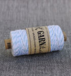 GRM Bakers Twine - Hellblau-Weiss