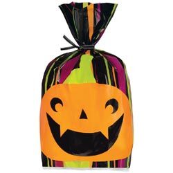 WLT Folientüte Halloween Kürbis