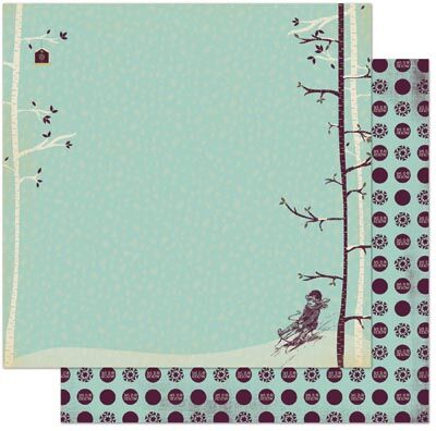 BOB Cardstock - Snow Day Sledding