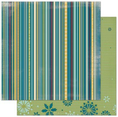 BOB Cardstock - Snow Day Stripe