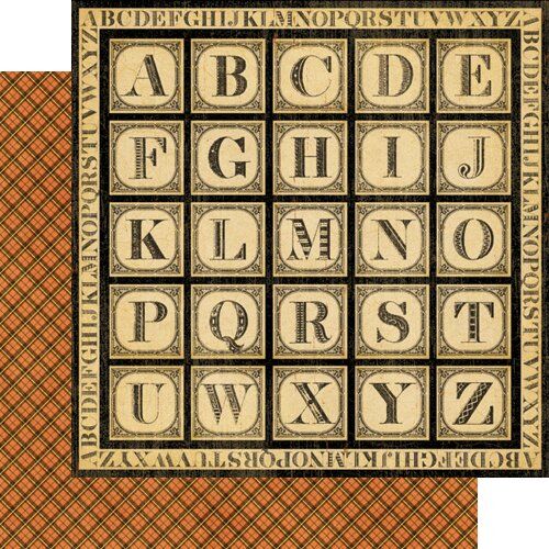 G45 Cardstock - An ABC Primer Building Blocks