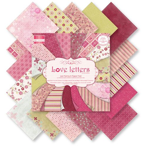TRC Paper Pad 6"x6" - First Edition Love Letters