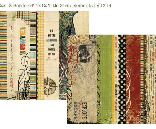 SST Cardstock - Destinations Border