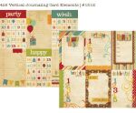 SST Cardstock - Happy Day Vertical Journaling Card