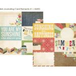 SST Cardstock - Summer Fresh Journaling Card Elements #1
