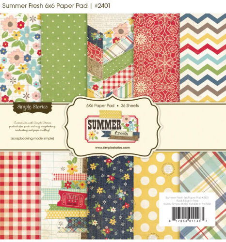 SST Paper Pad 6x6 - Summer Fresh