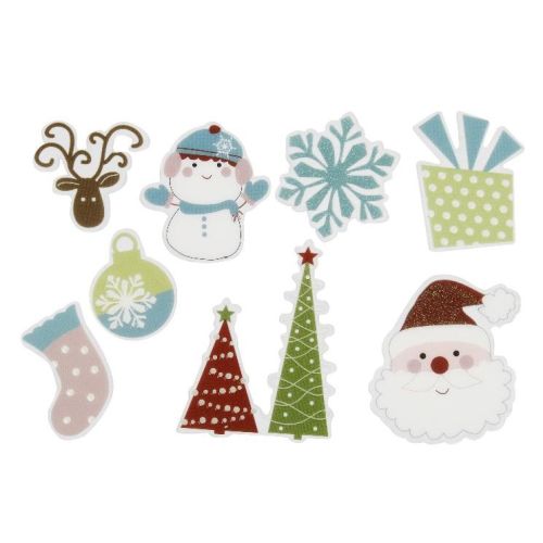 CCH Sticker - Clear Shapes Christmas