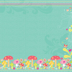 K & Company Papier - Berry Sweet Mushroom Land