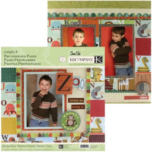 K & Company Pre-Designed Pages - Zoo