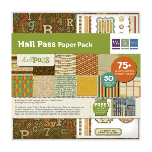 WRM Paper Pack 12"x12" - Hall Pass