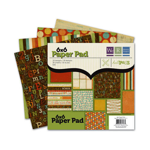 WRM Paper Pad 6x 6 - Hall Pass