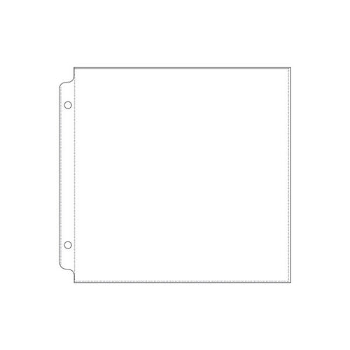 WRM Ring Page Protector/Klarsichthüllen 8"x8"