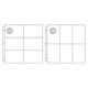 WRM Ring Page Protector/Klarsichthüllen 12"x12" Set (17 6-6x4, 8 6-4x6)