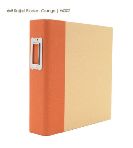 SST Album 6x8 - Sn@p Binder Orange