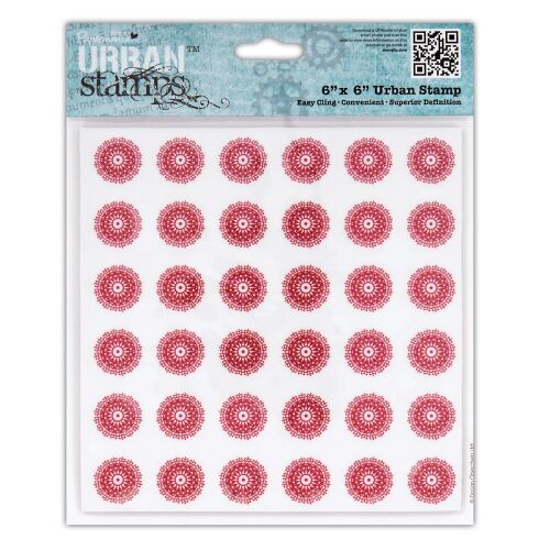 DOC Cling Mounted Stamps - Home for Christmas Snowflake