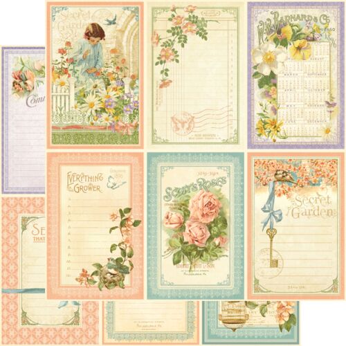 G45 Cardstock - Secret Garden May Flowers
