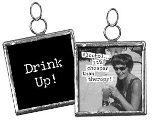 PBK Square Charm - Drink Up