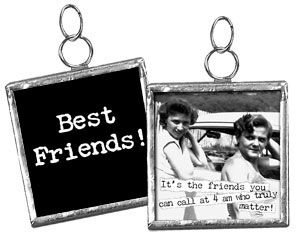 PBK Square Charm - Best Friends