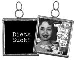 PBK Large Square Charm - Diets Suck