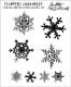 SAY Cling Mounted Stamp Set - Tim Holtz Grunge Flakes
