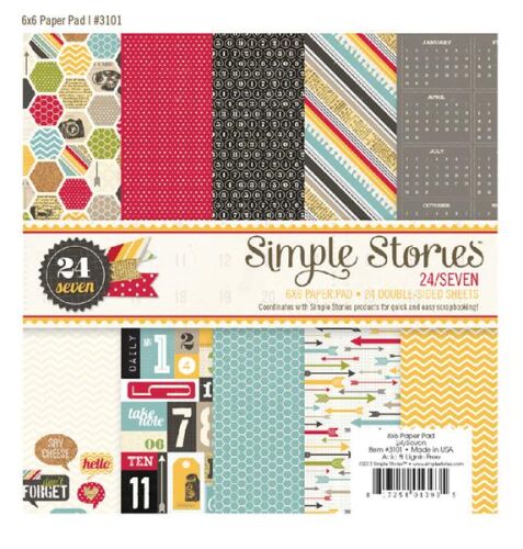 SST Paper Pad 6x6" - 24 Seven